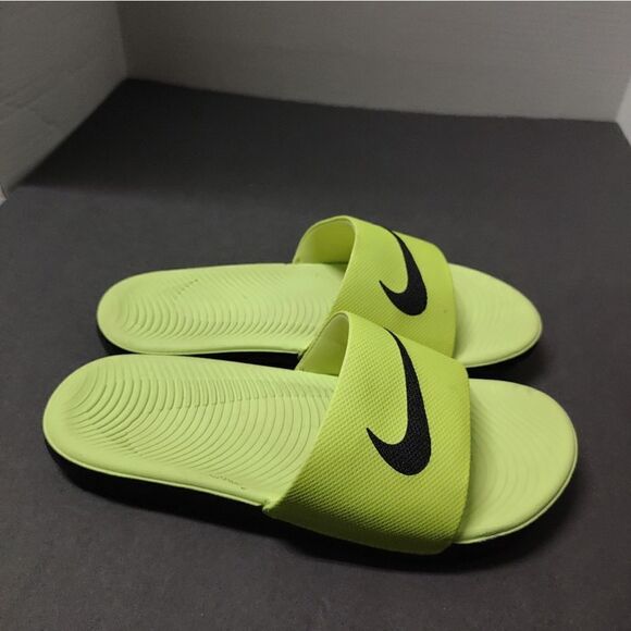 Nike Kawa Slide Slides Volt/black Sandals - Picture 2 of 6